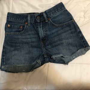 Vintage Levi’s 505 denim shorts